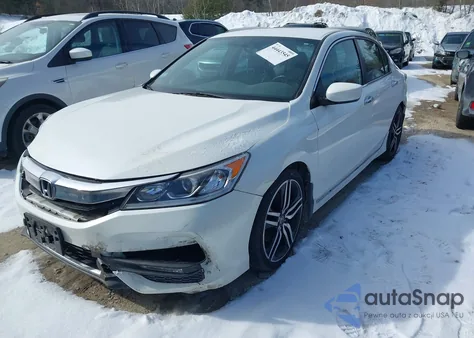 2016 Honda Accord Sport z USA, uszkodzony, nr VIN 1HGCR2F5XGA091723